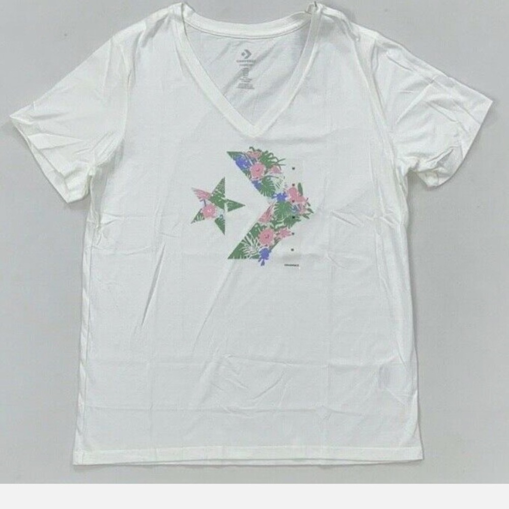 Women's Converse All Star Chuck Taylor Classic Fit Cotton V-Neck T-Shirt